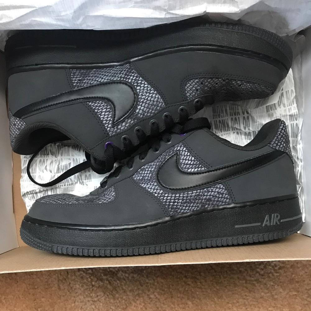 Nike Air Force 1 Anthracite black mens 9